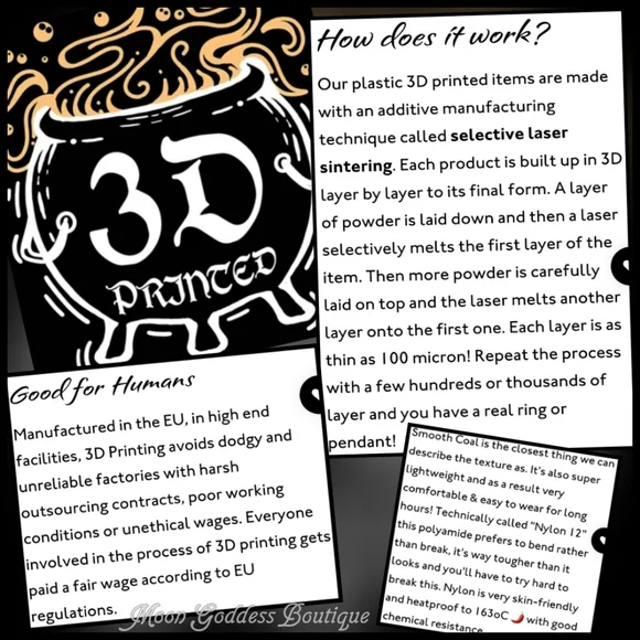 🆕️🆑️ ROGUE+WOLF LIGHT OVER DARK CHOKER | 3D Witch Spider Silk Blade Black - Picture 6 of 12